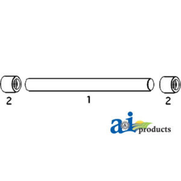 A & I Products Shaft, Load Control (Ref. 1) 20" x1.5" x1.5" A-R52185